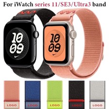 Braided Nylon Strap For Apple Watch Series 12 11 10 9 8 7 6 iWatch Band Ultra 4