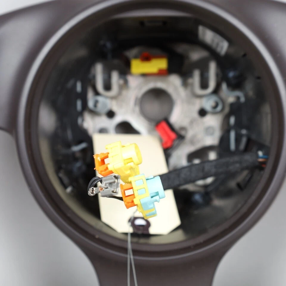 2011-2014 Porsche Cayenne Panamera Steering Wheel Espresso OEM Used - Image 4 of 4