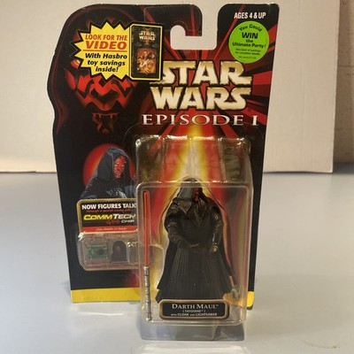Star Wars Episode I Darth Maul CommTech Actionfigur 1999