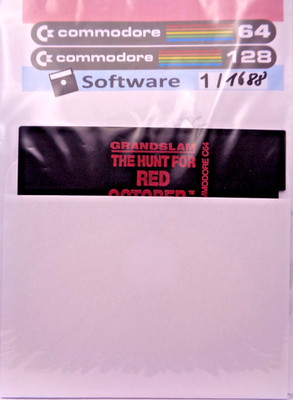 COMMODORE 64/128 -- THE HUNT FOR RED OCTOBER (GRANDSLAM  - DISK)