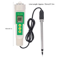 EC3185 Portable EC CF Soil Tester Meter For Garden Horticultural Agriculture US