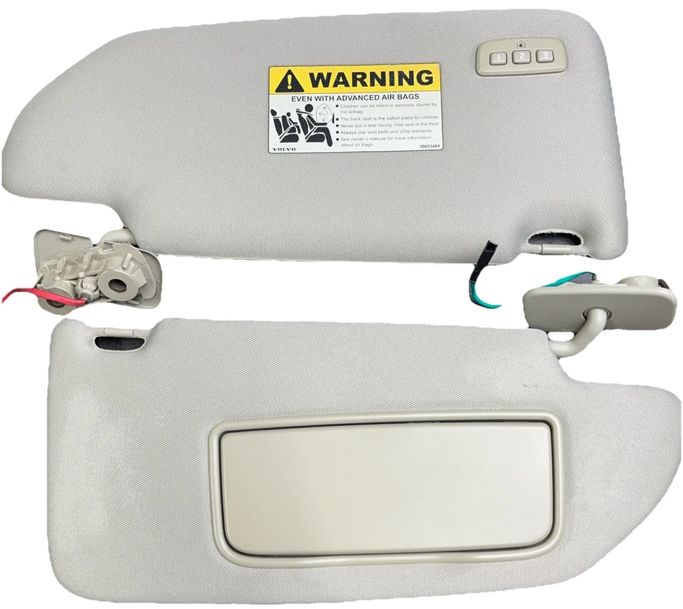 Parasol izquierdo y derecho Volvo XC90 2003-2006 topo con abridor de puerta de garaje Foto 3 de 4