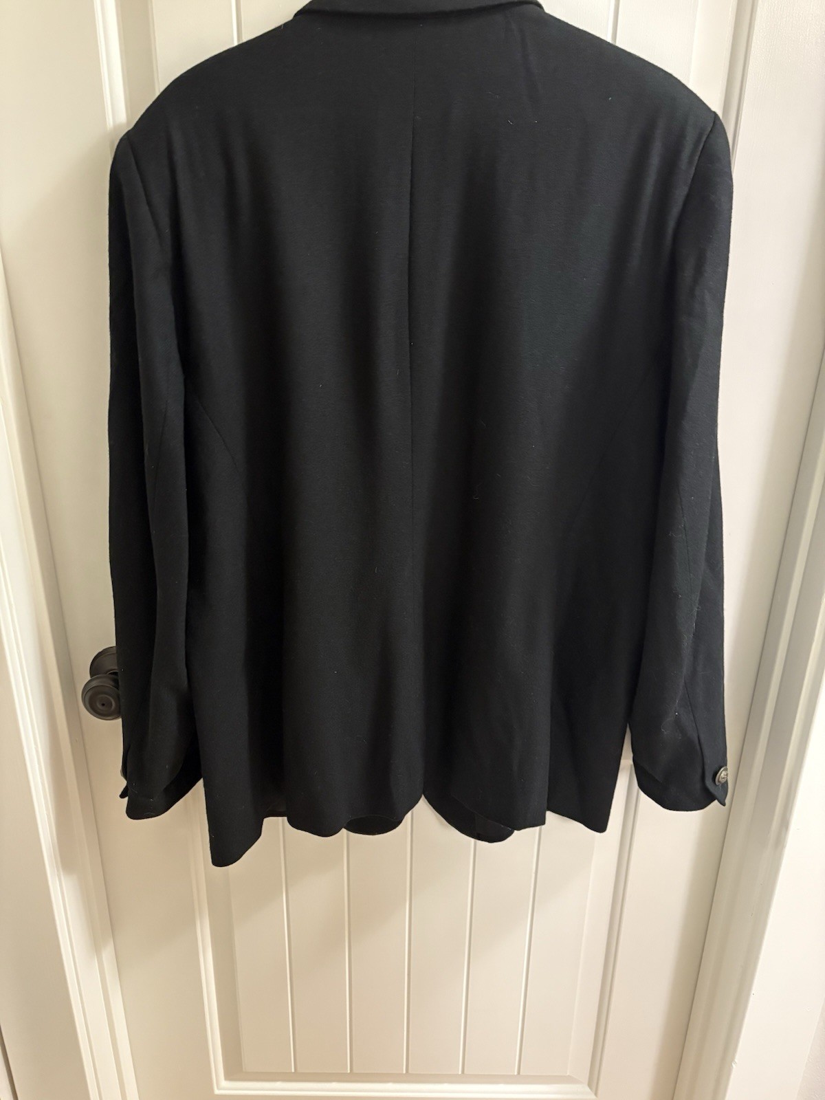 Koret Wool Black Blazer Collared Button Pockets L… - image 2