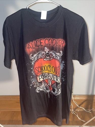 ALICE COOPER SCHOOL'S OUT FOREVER 2015 T-shirt ufficiale TOUR UOMO taglia L - Foto 1 di 4