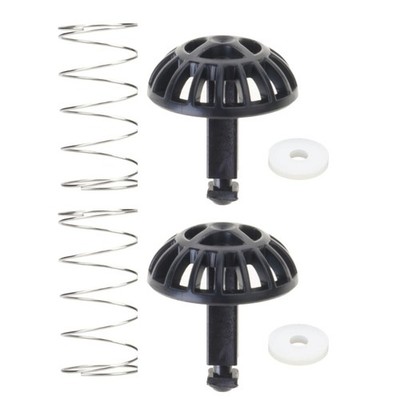 2 Pack Spring Loaded Brew Basket Stoppers ABS Texture for Coffee Machines