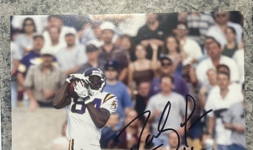 Randy Moss Minnesota Vikings HANDSIGNIERTES 8x10 Foto "Straight Cash Homie" Insc - Bild 2 von 4