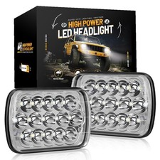 5x7 LED Headlight, H6054 7x6 LED Headlights Anti-Glare, 180W 600 Brighter wi...