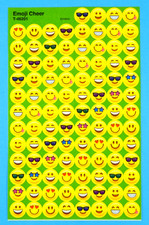 Trend Emoji Cheer Sticker Sheet