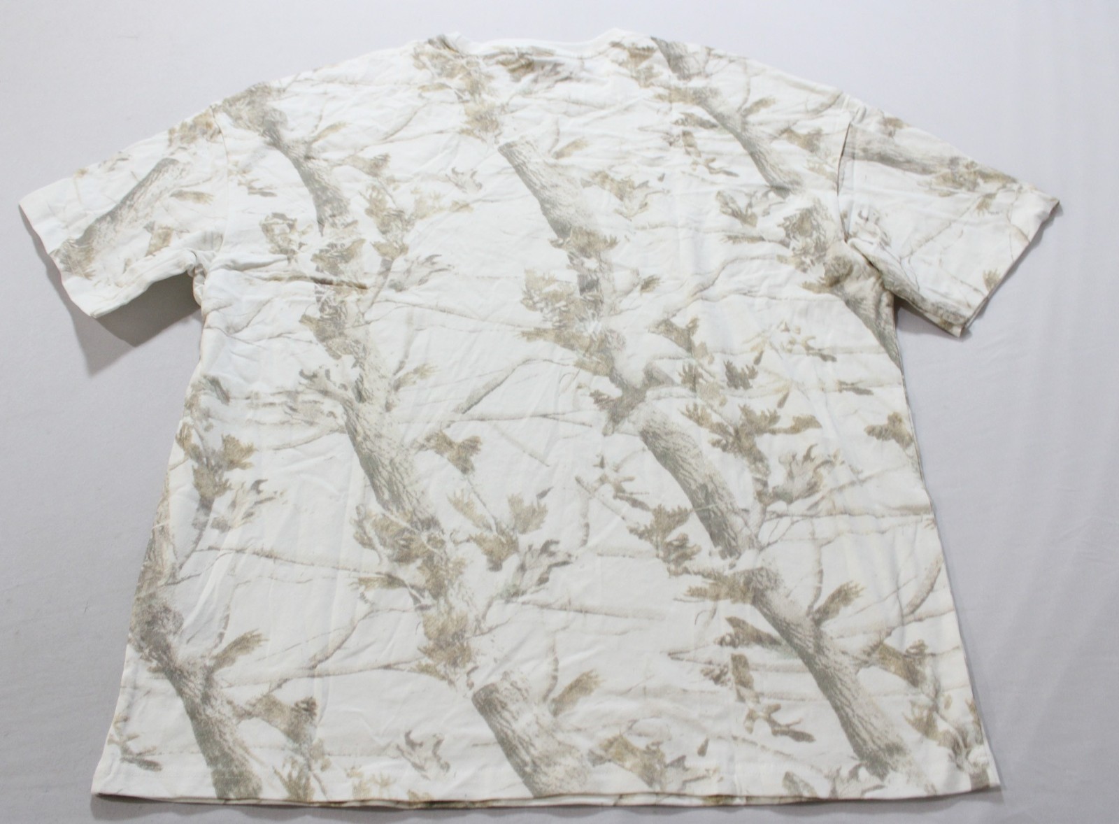 Comfrt Unisex Adult Oversized Short Sleeve Camo Tee AP2 White Oak Large