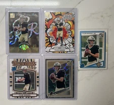 2025 Donruss Tyler Shough 5 Card Lot. Bomb Squad, Throwback Rookies Retro Base