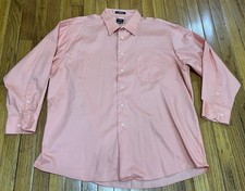 Arrow Sateen Wrinkle Free Classic Fit Long Sleeve Dress Shirt Mens 17.5 32/33