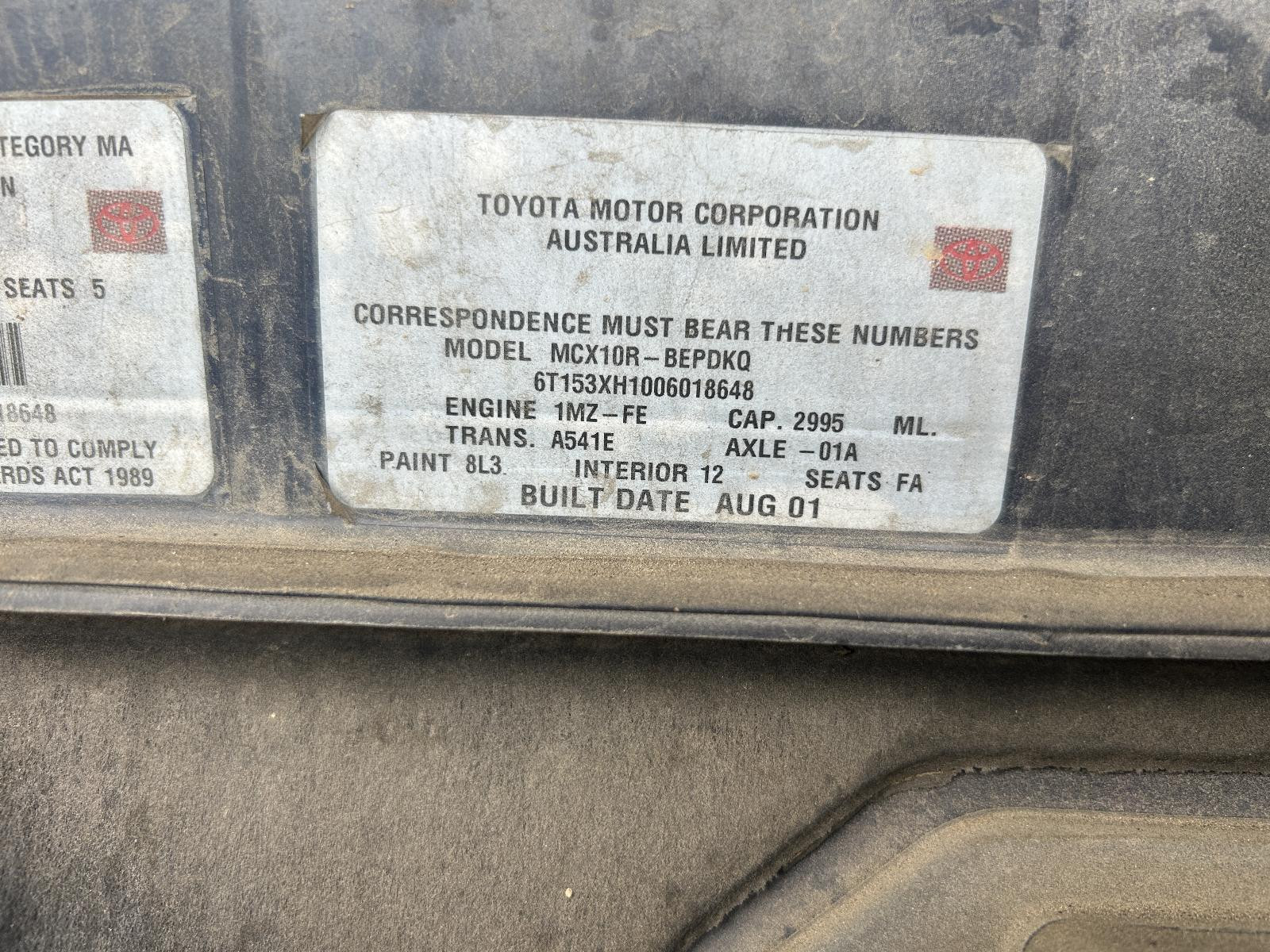 Toyota Avalon Left Front Door Glass MCX10 07/2000-06/2005 - thumbnail 7