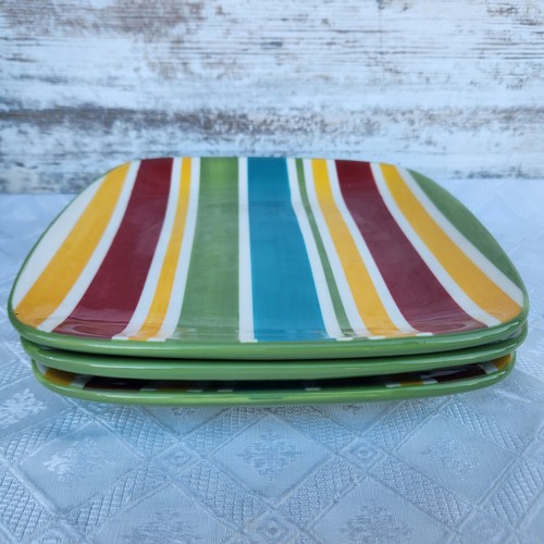 Drei Celebrating Home Simply Summer Steinzeug Kollektion 8 Zoll Teller - Bild 3 von 4