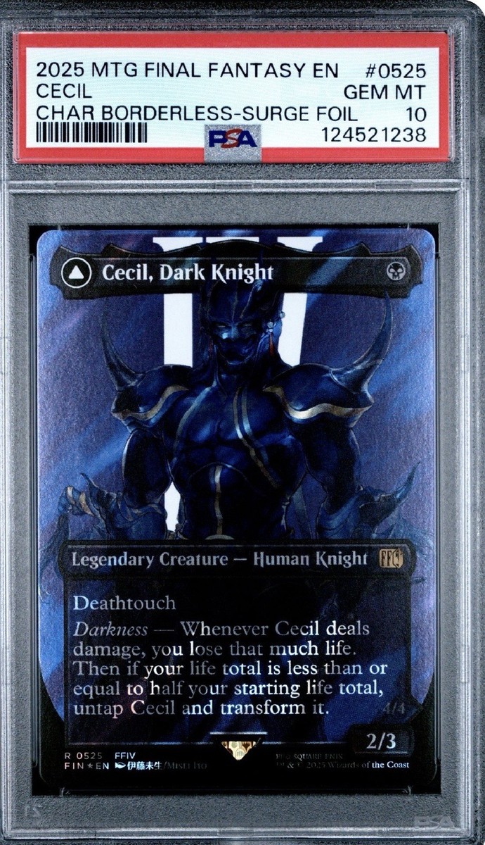 Cecil, Dark Knight (Borderless) (Surge Foil) Final Fantasy