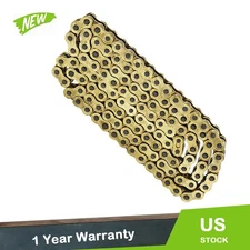Motorcycle 520 O-Ring Gold Drive Chain 120 Links 520 × 120 With Master link