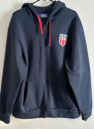 USA Navy Blue Full Zip Hoodie Herren XL, von: Excelsius & Active, Top Zustand! - Bild 1 von 16