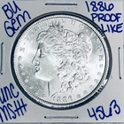1886 BU UNCIRCULATED MORGAN SILVER DOLLAR AUTHENTIC U.S. MINT FREE SHIPPING 4563