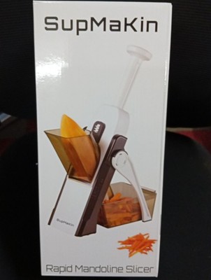  Mandoline; Verstellbarer Lebensmittelzerkleinerer mit mehreren Klingen EINMAL FÜR ALLE 40+ Schnitte Sichere Scheibe