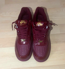 Nike Air Force 1 Low Top Sneaker Herren Bordeauxrot EU 44 Schnürung
