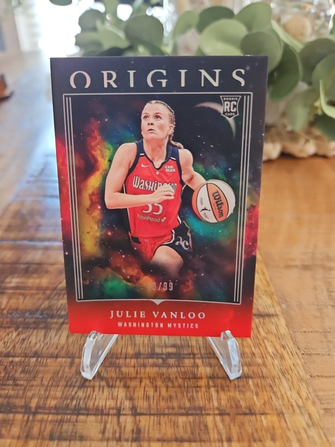 2024 Panini Origins WNBA - Red #26 Julie Vanloo /99 (RC)