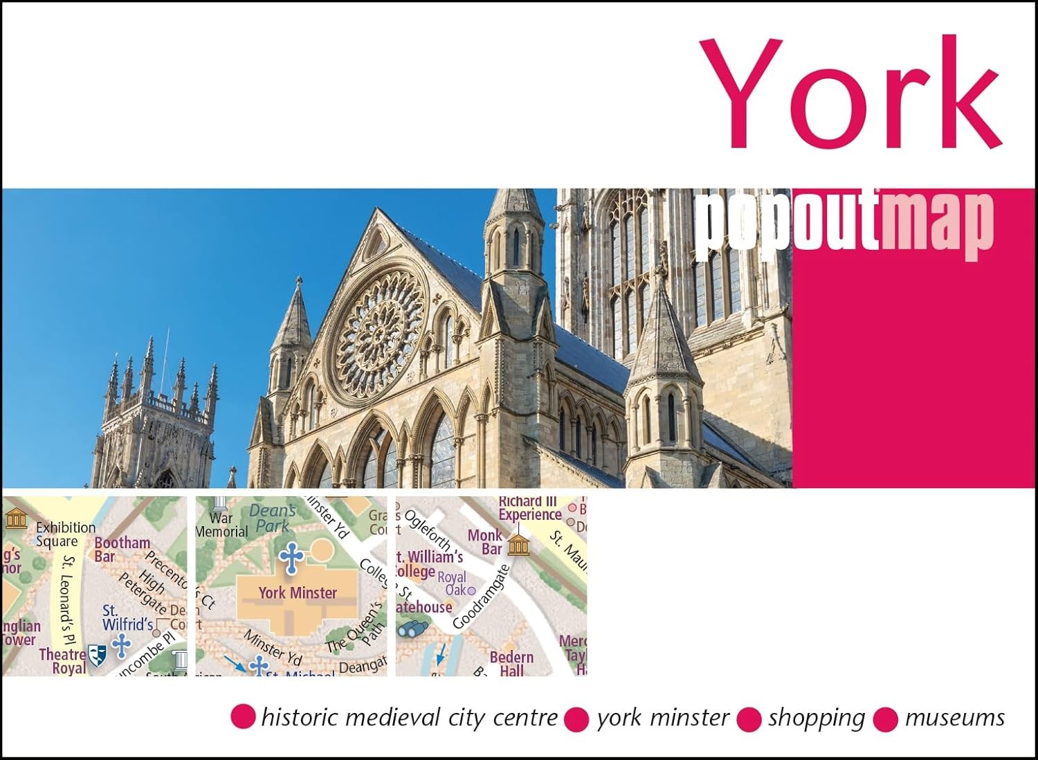 York PopOut Map: Pocket size, pop up city map of York (PopOut Maps)