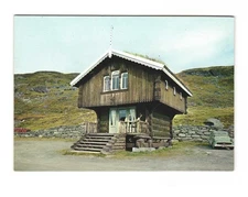  Norway Storehouse at Haukeliseter Mountain Vintage Postcard Unposted