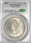 1896 MORGAN "CAC AU-DETAILS" -  QUALITY COIN, REV LOOKS PL, HIGH POINTS INTACT!✅