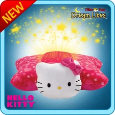 Hello Kitty Mini My Pillow Pets Dream Lites Night Light Key Clip Chain 2014