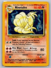 Ninetales 12/102 Holo Holo Rare Base Set Unlimited Pokemon Holo MP on eBay