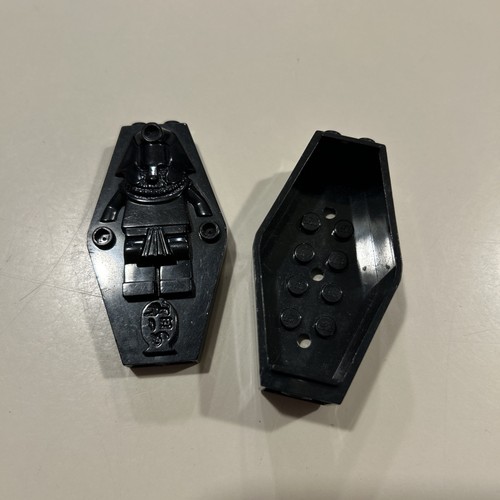 Lego Minifigur Zubehör-Mumie Sarkophag schwarzer Deckel/schwarze Basis Abenteuer