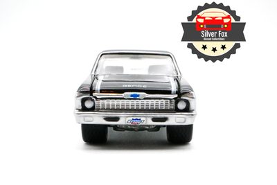 1970 CHEVY NOVA YENKO ITALIAN BLACK 1:64 SCALE DIECAST COLLECTOR