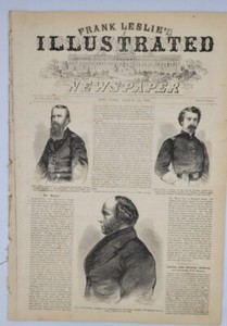 Frank Leslie's Illustrated Newspaper 3/29/1862 Battle of Pea Ridge / The Monitor