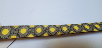 SALE! NWT Gucci interlocking GG polka-dots GG print belt  display picture 3
