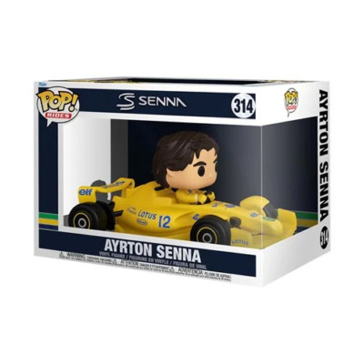 ミニカー Ayrton Senna POP! Rides 314 Ayrton Senna McLaren Deluxe Funko Pop! Ride Vinyl Vehicle
