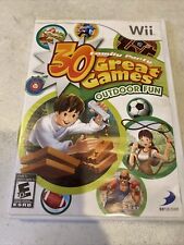 Family Party: 30 Great Games Outdoor Fun (Nintendo Wii, 2009) CIB