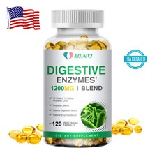 Digestive Enzymes Prebiotic  Probiotics Gas,Constipation  Bloating Relief Caps