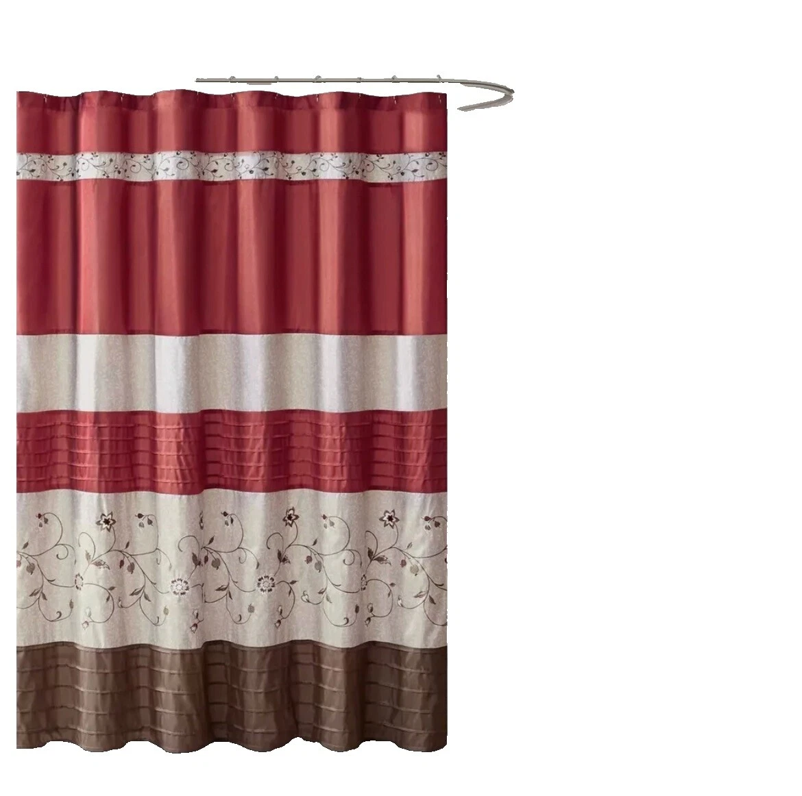 Embroidered Multicolor Shower Curtains