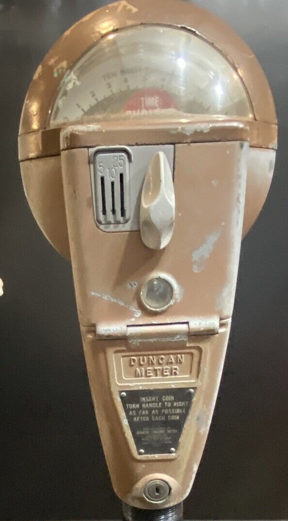 Vintage Duncan Parking Meter Working, Duncan 60 original