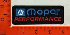 Embroidered Sew or Iron on patches Mopar Performance