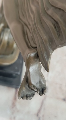 Bronze Sculpture After Maurice Guiraud-Riviere Swimmer Modeled As Art Gift - Picture 9 of 10