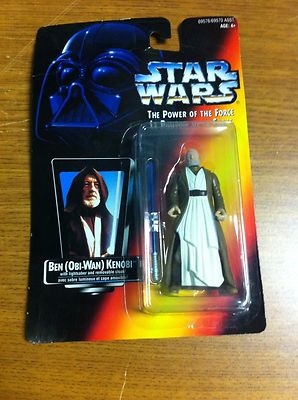 KENNER 1995 STAR WARS POWER OF THE FORCE BEN OBI-WAN KENOBI MOC