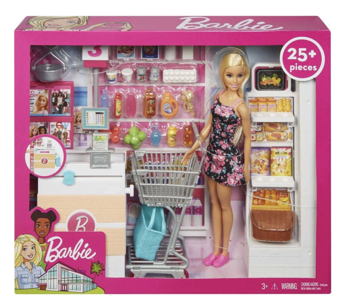 Barbie ロサンゼルス　3体セット【送料無料】 Amazon.com: Barbie Doll & Playset, Fashionistas Ultimate