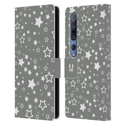 HEAD CASE DESIGNS SILVER HOLIDAY COLLECTION LEATHER BOOK CASE FOR XIAOMI PHONES