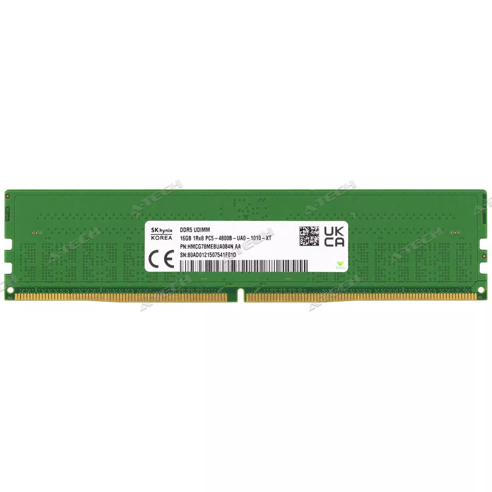 Hynix 16GB DDR5-4800 DIMM HMCG78MEBUA081N HMCG78MEBUA084N Desktop Memory RAM - Image 3 of 4