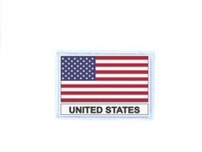 Patch toppe toppa stampato termoadesiva bandiera US USA stati uniti
