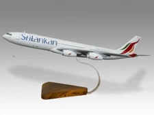 Airbus A340-300 SriLankan Airlines Desk Wood Airplane Model Large Scale 1/144