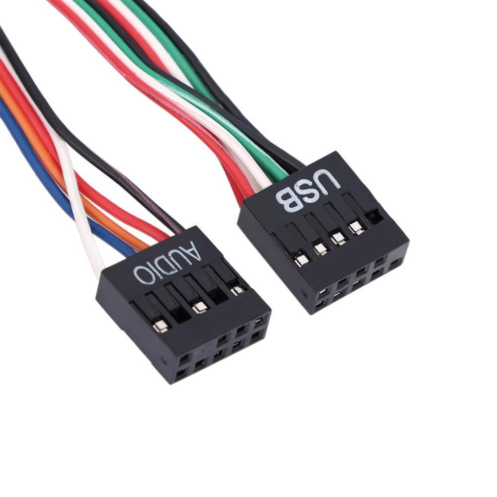 Motherboard Expansion Card Front Panel Audio Jacks Port Computer Case