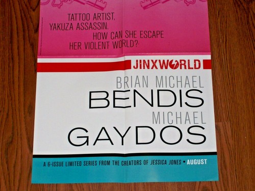 Pearl Promo Poster 12 x 36 DC Jinxworld 2018 Brian Michael Bendis Michael Gaydos - Picture 3 of 3