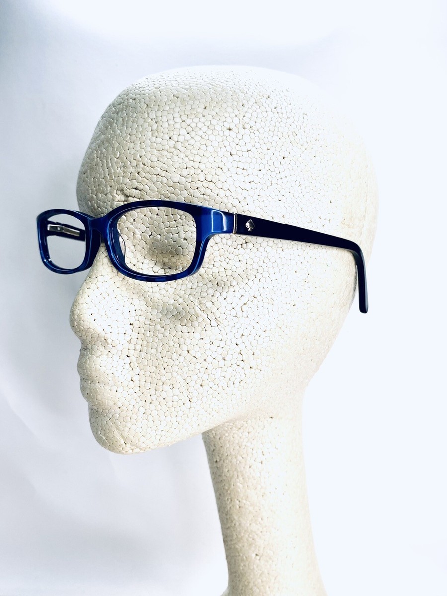 ＊ kate spade 130㎝ ＊ Kate Spade NY Blue Rectangular Eyeglasses W Flex Temple