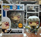 Funko Pop! Demon Slayer CHASE TENGEN UZUI Vinyl Figure #1533 with protector